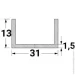 Braz Line  31x13x1, 5  1 