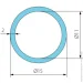 Braz Line    d15 15x15x2  
