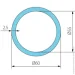 Braz Line    d60 60x60x2,5  