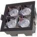   LED HDL-DT 203/5*4W NW BK Brille 36-304