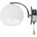Brille  60W LK-657W/1 E27 CH/BK (29-119)
