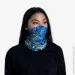    () Buff Coolnet UV+ Realtree Wav3 Blue Yellow    (BU 124988.555.10.00)