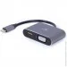   Cablexpert (A-USB3C-HDMIVGA-01) USB--HDMI/VGA, 0.15