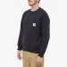  Carhartt POCKET CREWNECK (I030903-BLACK-S)