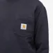  Carhartt POCKET CREWNECK (I030903-BLACK-XL)