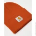  Carhartt WIP Watch Beanie Hat (I020222-BRICK-ONE SIZE)