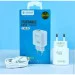 Celebrat   C-H3 Type C+ USB QC3.0 20W Charger White + Lightning Cable (2071889934)