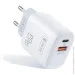 Celebrat   C-H3 Type C+ USB QC3.0 20W Charger White + Lightning Cable (2071889934)