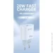 Celebrat     C-H4 Portable Type-C 20W Charger White (2400531920)