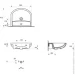 Раковина Cersanit Умивальник Arteco 50 Раковина Cersanit Умивальник Arteco 50