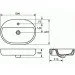  Cersanit Caspia Oval 60x42  CCWT1000133928 (K11-0099-EX2)