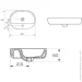  Cersanit Caspia Oval 60x42  UCCWT1000130768 (K11-0099)