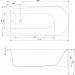 Cersanit Flavia 150x70 S301-105   (AZBR1000523360)