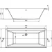  Cersanit Intro 160x75 S301-067  