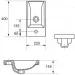  Cersanit Como 40x22  CCWF1000783617/CCWF1000781603 (K32-001-BOX)