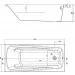  Cersanit Lana 150x70 S301-161   (AZBR1001641943)