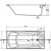  Cersanit Nao ABS 150x70 S301-242  