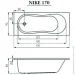  Cersanit Nike 170x70 S301-249   (AZBR1002730032)