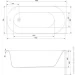  Cersanit Octavia ABS 150x70 S301-251  