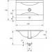 Раковина Cersanit Ontario 60x45 см CCWF1006253419 (K669-002) Раковина Cersanit Ontario 60x45 см CCWF1006253419 (K669-002)
