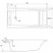  Cersanit Virgo 150x75 S301-048   (AZBR1000150036)
