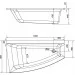  Cersanit Virgo Max 160x90 S301-133  ,  (AZBA1001021602)