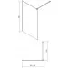   Cersanit Walk-in Mille 120x200    (S161-004)