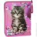 Папка на молнии Class Папка для тетрадей объемная Cute Kitten & quot 5627C Папка на молнии Class Папка для тетрадей объемная Cute Kitten & quot 5627C
