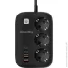 -  - ColorWay 3 /4USB GaN3 Pro PD (2USB-A +  2 TYPE-C) (65W) Black 2M (CW-CHE34PDB)