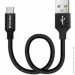  Colorway USB 2.0 AM to Micro 5P 0.25m black (CW-CBUM048-BK)