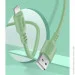  ColorWay USB-microUSB, soft silicone, 2.4, 1, Green (CW-CBUM042-GR)