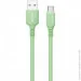  Colorway USB 2.0 AM to Type-C 1.0m soft silicone green (CW-CBUC042-GR)