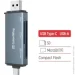  Colorway USB 2.0/USB-C to CF/SD/MicroSD (CW-CR-01)