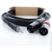    mini Jack 3,5 stereo  2x XLR Male 1.5 Cordial EY 1,5 WMM