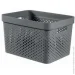 Curver Кошик універсальна пластикова 245661 Infinity 17 л темно-сіра 220x360x270 мм Curver Кошик універсальна пластикова 245661 Infinity 17 л темно-сіра 220x360x270 мм