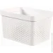 Curver Кошик універсальна пластикова 245676 Infinity 17 л біла 220x360x270 мм Curver Кошик універсальна пластикова 245676 Infinity 17 л біла 220x360x270 мм