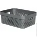 Curver Кошик універсальна пластикова 245679 Infinity 11 л темно-сіра 140x360x270 мм Curver Кошик універсальна пластикова 245679 Infinity 11 л темно-сіра 140x360x270 мм