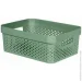 Curver Корзина универсальная пластиковая 245853 Infinity 11 л зеленая 140x360x270 мм Curver Корзина универсальная пластиковая 245853 Infinity 11 л зеленая 140x360x270 мм
