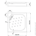     Deante   Funkia KTC 041B 90x90 