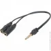 Defender   Jack 3.5mm M 3pin-> 2 Jack 3.5mm F () Defender (63012)