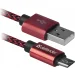  Defender USB08-03T USB(AM)-MicroBM 1m Red (87801)