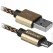  2  1 Defender SB08-03T USB(AM)-MicroBM 1m Gold (87800)