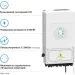  Deye SUN-6K-SG03LP1-EU-2DE10.24K-LFP 6kW 10.24kWh 2BAT LiFePO4 6000 