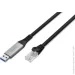  DIGITUS Ethernet USB-A - RJ45 CAT 6A S/FTP, 1 Gbit/s, 2m, LSZH (AK-300600-020-S)