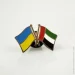 Брошь Значок Dobroznak Флаги Украина / ОАЭ (6151) Брошь Значок Dobroznak Флаги Украина / ОАЭ (6151)