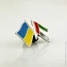 Брошь Значок Dobroznak Флаги Украина / ОАЭ (6151) Брошь Значок Dobroznak Флаги Украина / ОАЭ (6151)