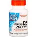 ³ Doctor`S Best Vitamin D3 2000 IU 180 Softgels DRB-00210 (000001164)
