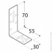 Domax   L- 70x55x30  2  KRD2