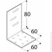 Domax   L- 80x60x60  2  KMR2