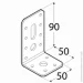 Domax   L- 90x50x50  3  KR5